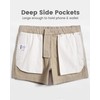 maamgic Men's Shorts Casual 4" Cotton Stretch Classic-fit Casual Shorts