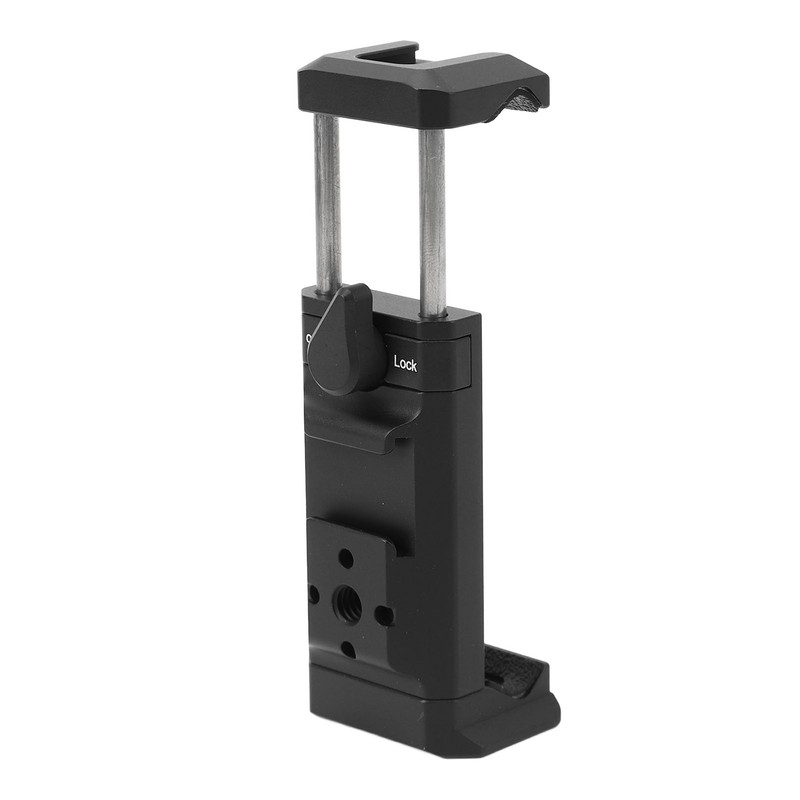 Phone Tripod Mount Portable Aluminum Alloy 1/4 Inch Screw Hole