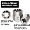 16PCS Bolt Extractor Kit 3/8" Drive Lug Nut Remover Socket