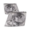 HEADLIGHTSDEPOT Chrome Housing Left and Right Headlights Pair Compatible with