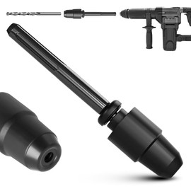 SDS Max to SDS Plus Adapter for Hammer Drill, Drill Chuck, Hammer Drill, Concrete Drill, Chuck Adapter Converter, Drill Chuck Drill Converter Shaft Quick Tool