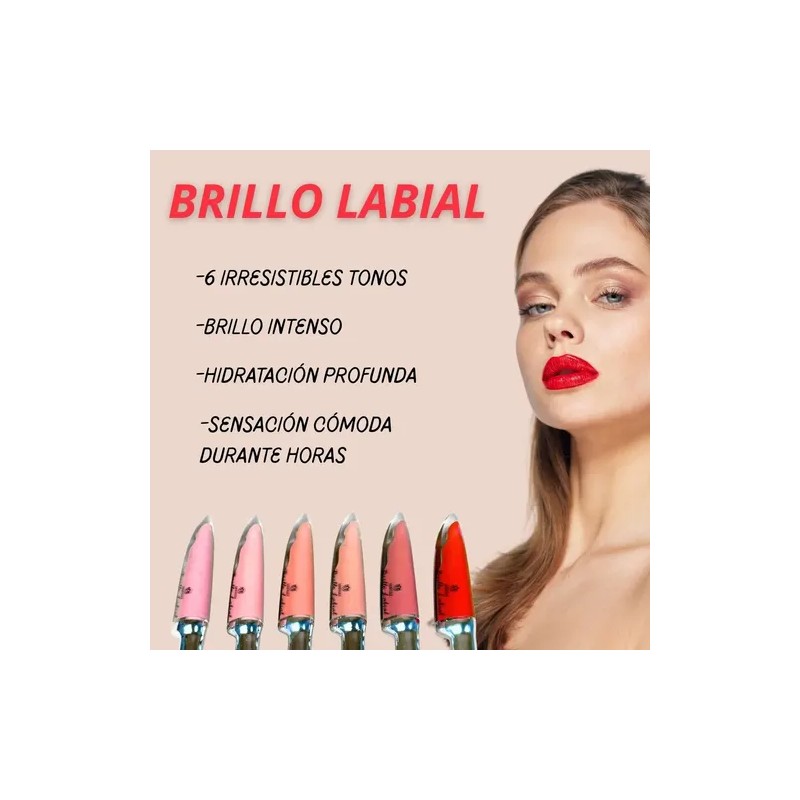 Brillo Labial En Forma De Cuchillo