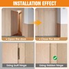 Lipshome 9.7" Hidden Door Hinge/Concealed Hinges,Invisible Hinges,Invisible Door Silent 180