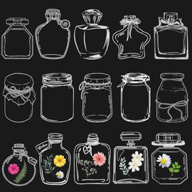 Transparent Bookmark, Transparent Dried Flowers Bookmark, Glassware Sticker Bookmark, DIY Dried Flowers Bookmark, DIY Art Flower Decoration Bookmark for DIY Art Crafts