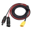 YACSEJAO Solar Connector to XT90 Cable 16AWG 1.8M/5.9FT Solar Panel