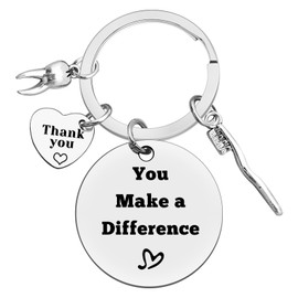 Xiahuyu Dentist Keychain Dentist Appreciation Gifts Dental Hygienist Gift Dental Assistant Gift Dental Nurse Gift Dentist Graduation Gift Dental Student Gift Dentist Office Orthodontist Gift