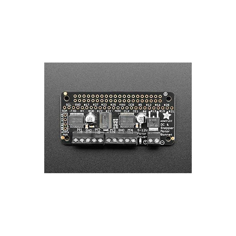 Adafruit DC & Stepper Motor Bonnet for Raspberry Pi 4280