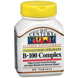 21st Century B-100 Complex Prolonged Release Tablets 60 EA
