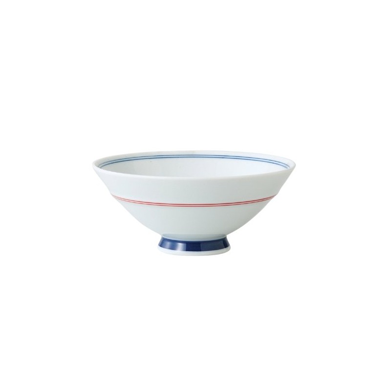 Hasami Ware 99268 Yumeji Rice Bowl, Medium, Red