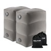 Inflatable Travel Foot Rest Pillow, Kids Airplane Bed, Adjustable Height