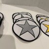 4 Inch Star Iron On Patches - As Many As