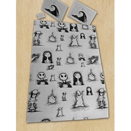 Nightmare Before Christmas Wrapping Paper Gift Wrap with Tags from hand drawn artwork - multi packs