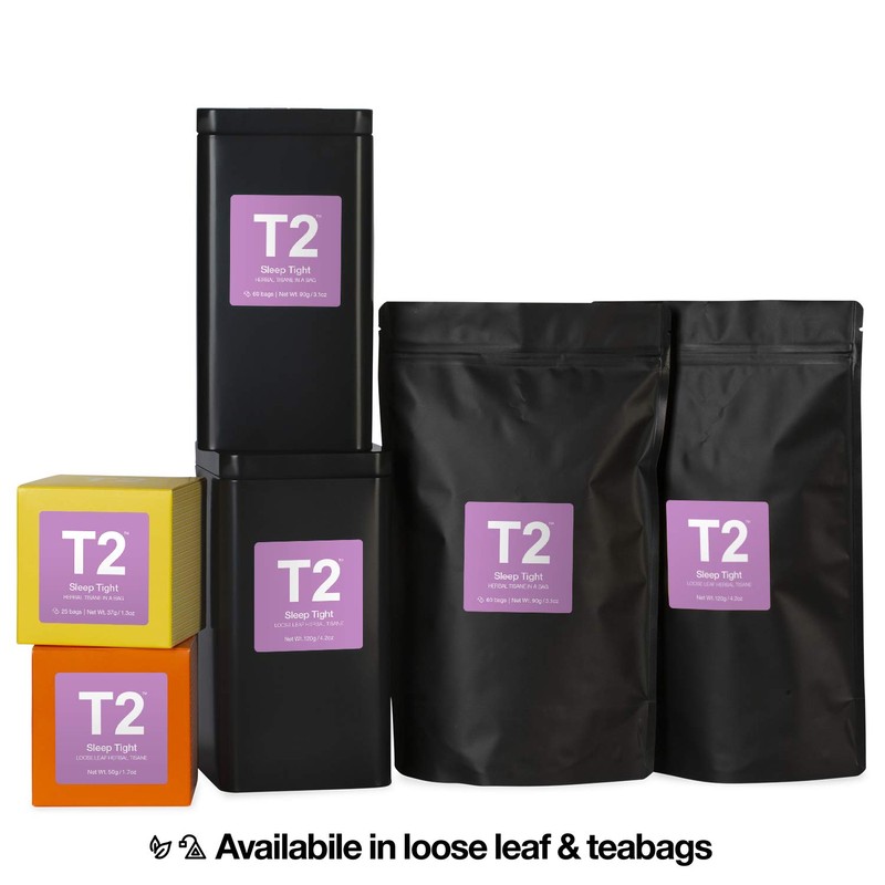 T2 Tea Sleep Tight Loose Leaf Herbal Tea in Box,
