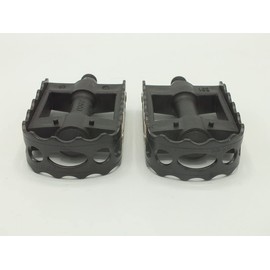 Neco 201 Metal Cage Mountain Bike Pedals 9/16" inch with Reflectors Hybrid Bicycle