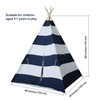 Ukadou Kids Teepee Tent for Boys Navy White Stripe Teepee