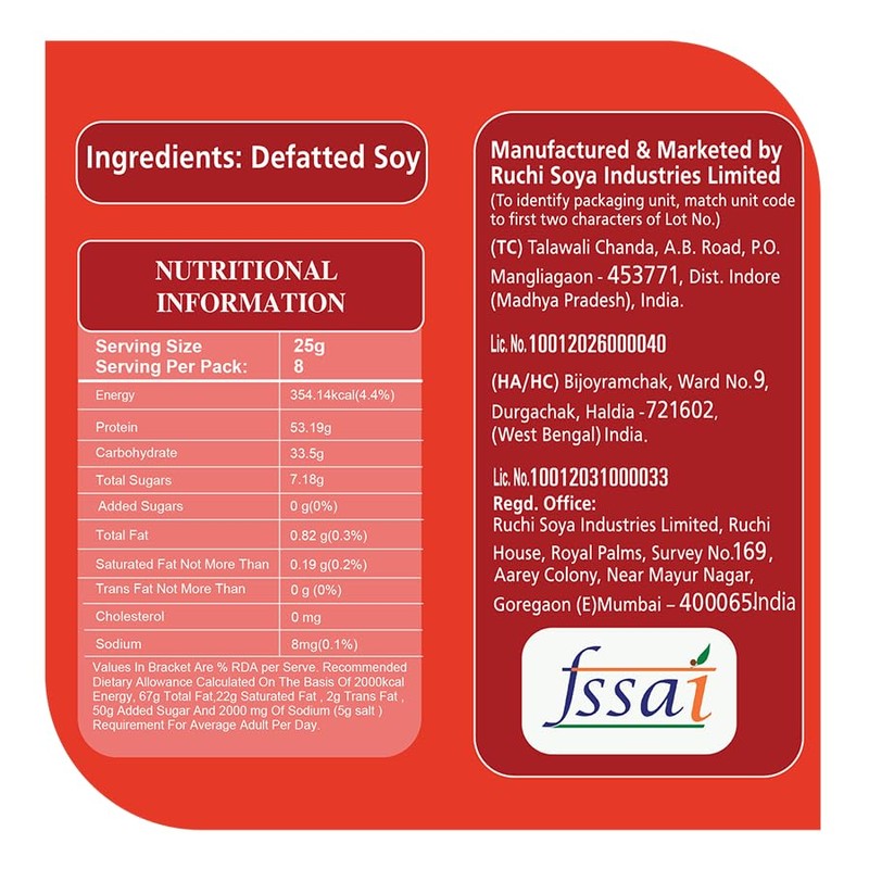 Nutrela Soya Chunks 220 gms