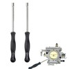 2 PCS Splined Carburettor Adjustment Screw Driver Tool, 21-Teeth &