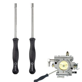2 PCS Splined Carburettor Adjustment Screw Driver Tool, 21-Teeth & 7-Teeth Carburetor Screwdriver Engine Adjustment Tune-up Adjusting Tool, for Trimmer Weed Eater Brushcuter Chainsaw Blower Lawn Mower