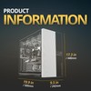Geometric Future M5 Vent Mesh Front Panel Tempered Glass Mid