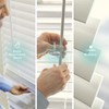 CHICOLOGY Faux Wood Blinds, Cordless, Room Darkening, 23''W x 60''H,