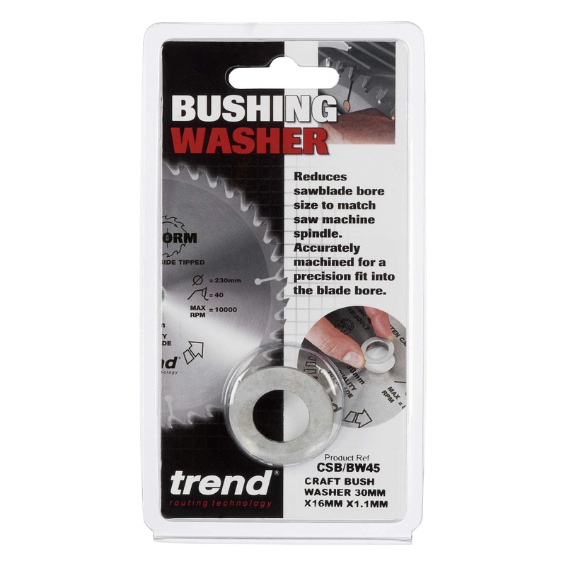Trend BW45 Professional Saw Blade Bushing Washer (Reduction Rings) 30mm
