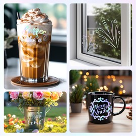 Oncil Holographic Permanent Vinyl, 12" x 6FT Glossy Rainbow Silver Vinyl Roll for Cricut Cameo Cutter Machine, Easy to Weed Silver Holographic Vinyl for DIY Home Outdoor Decor Scrapbooking