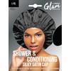 Donna Gorro Ducha Acondicionador Satén Sedoso Impermeable Reutilizable Banda Elástica