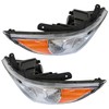 WFLNHB Headlights Replacement for Sonata 2011-2014 Projector Headlights Pair Left+Right