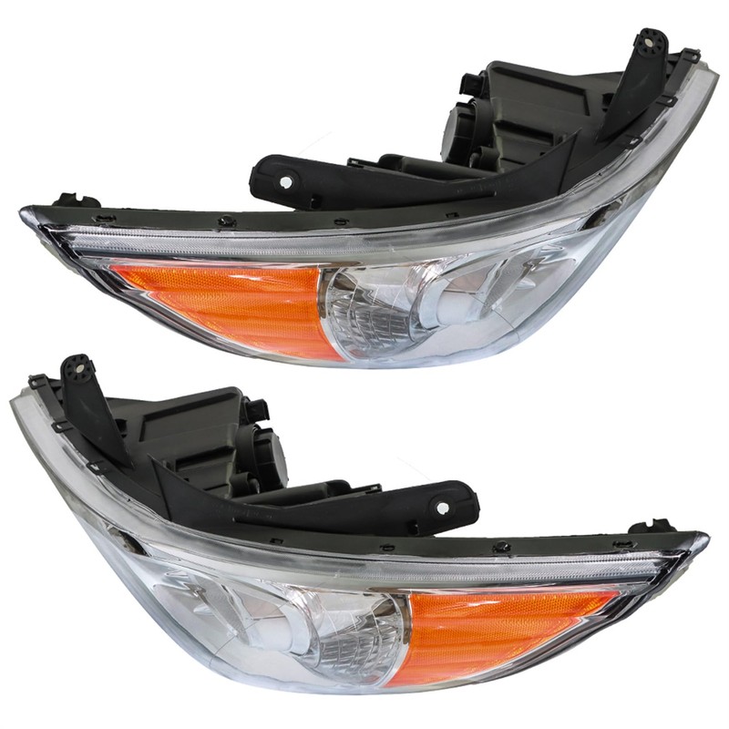 WFLNHB Headlights Replacement for Sonata 2011-2014 Projector Headlights Pair Left+Right