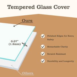 DEMAIKE 8x8 Shadow Box Frame Display Case with Real Glass, 3D Picture Frame for Memorabilia, Crafts, Photos, Wedding (Pink)