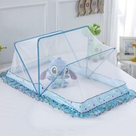 Folding Baby Mosquito Net Accoya Round/Pink