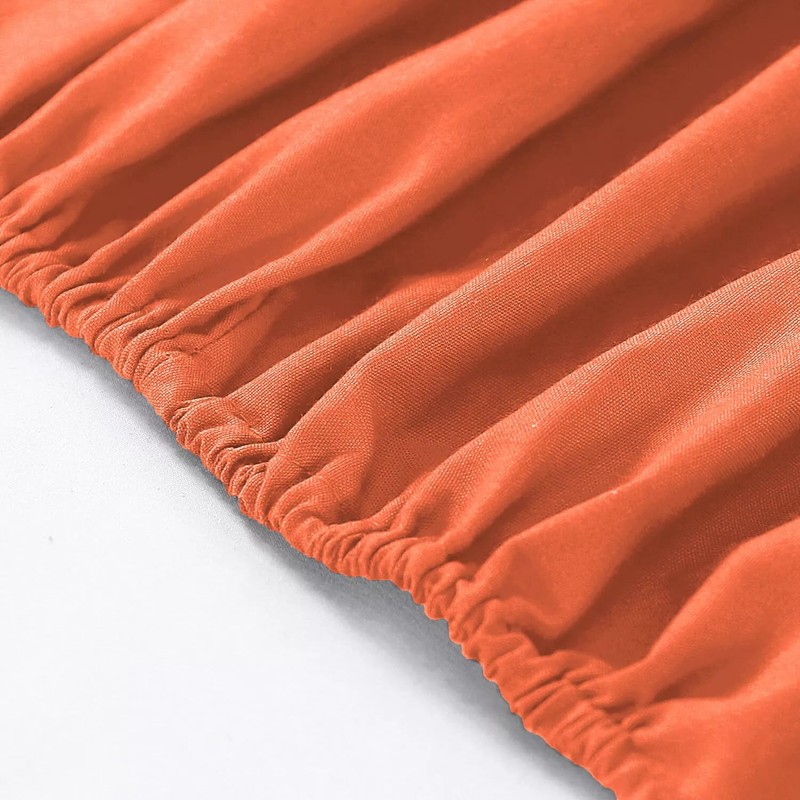 Non Iron Soft Poly-Cotton Plain Dyed Fitted Sheet Single, Double,