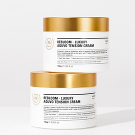 Tool Ribble Rebloom Luxury Aquabo Tension Cream 100ml Daily Moisture Cream Dewy Skin Natural Derived Extract / 공구 리블 리블룸 럭셔리 아쿠보 텐션 크림100ml 데일리 수분크림 물광피부 자연유래추출물