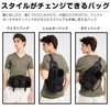 IDEASHOW 2-Way Waist Bag, Multi-functional Waist Pouch, Storage Capacity, Body