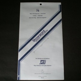 Showgard Strip Style Black Stamp Mounts Size 76