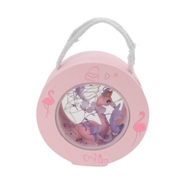 Flamingo Lamp Wall Mountable Double Sided Transparent Romantic Battery Powered Resin Pink Flamingo Figurines