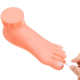 Baluue Elastic Foot Nail Practice Model for Nail Art Manicure Training Aid Lightweight
