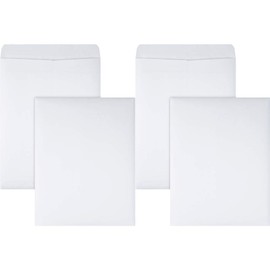 Quality Park Redi-Seal Catalog Envelope, 9 1/2 X 12 1/2, White, 100/Box, Case of 2 Boxes