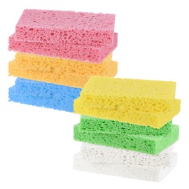 M METERXITY 2-Set Kitchen Sponges, Condense Eco Cellulose Non-Scratch Scrub Heavy Sponge for Kitchen/Household/Bathroom, Clean Tough Messes Dish Scrubber [Multicolor]
