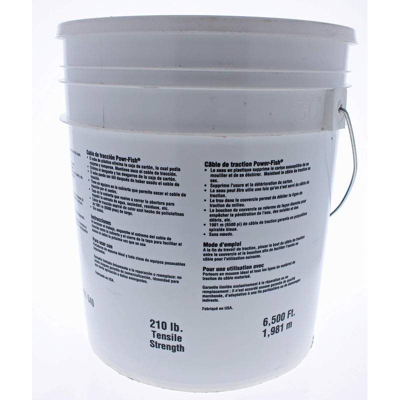 IDEAL Electrical 31-340 Powr-Fish Pull-Line 6,500 ft. Bucket