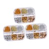 Healeved Nail Art Foil Glitter Sequins Nail Decor Stickers for