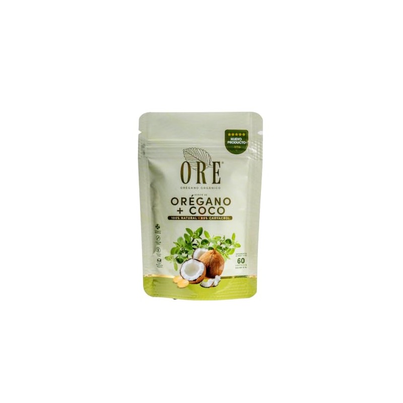 ORE Capsulas de Aceite de Oregano con Aceite de Coco