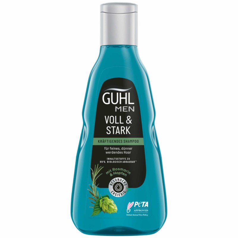 Guhl Men Shampoo Voll & Stark mit Rosmarin und Hopfen