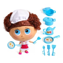 Kaibibi baby Muñeca Kaibibi Baby Chef Color Azul Articulada