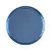 8 inch Blue Transparent Plastic Salad Plates – Disposable, Elegant,