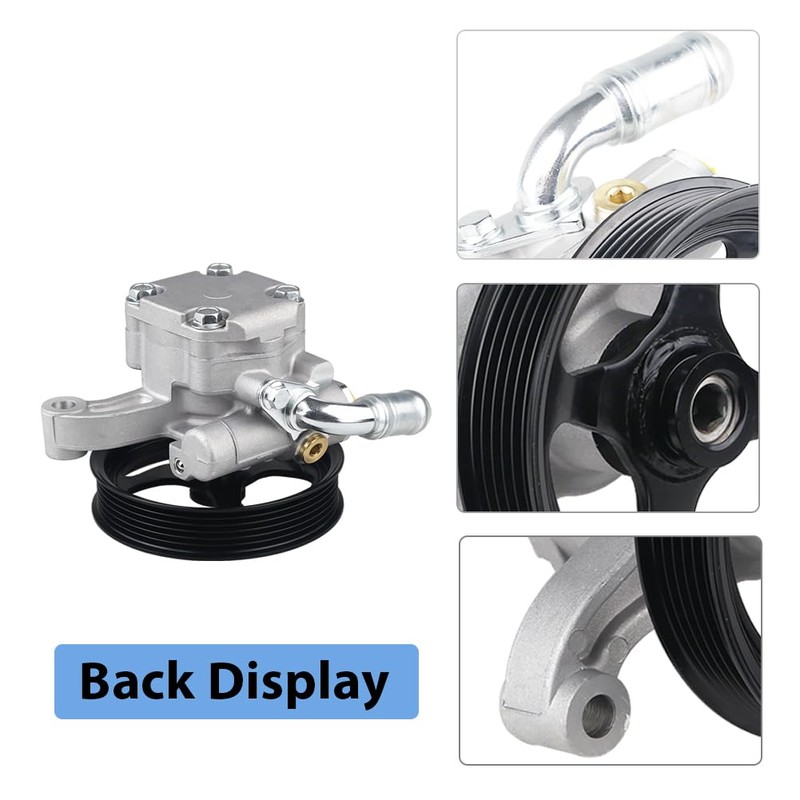 WMPHE Power Steering Pump with Pulley Compatible with Buick Enclave