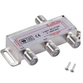 TV Antenna Splitter 3Way F-Type Aerial 5-2400MHz Power Pass Foxtel