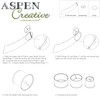 Aspen Creative 38006, Collapsible Empire Transitional Spider Shade, 9" Top