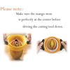 YNHIAG Mango Slicer, Yellow, Plastic and Stainless Steel