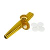 Fartime Gold Exquisite Aluminum Alloy Kazoo With 5 Kazoo Flute